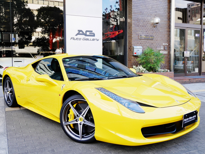 フェラーリ 458イタリア 7dct カーボンインテリア Fリフター付き 無事故車 中古車 情報 オートギャラリー大阪