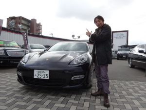 納車☆ポルシェパナメーラターボ宮田様☆