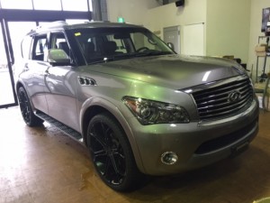 2011′ INFINITI QX56 Big-Xインストール＆純正モニター移設☆